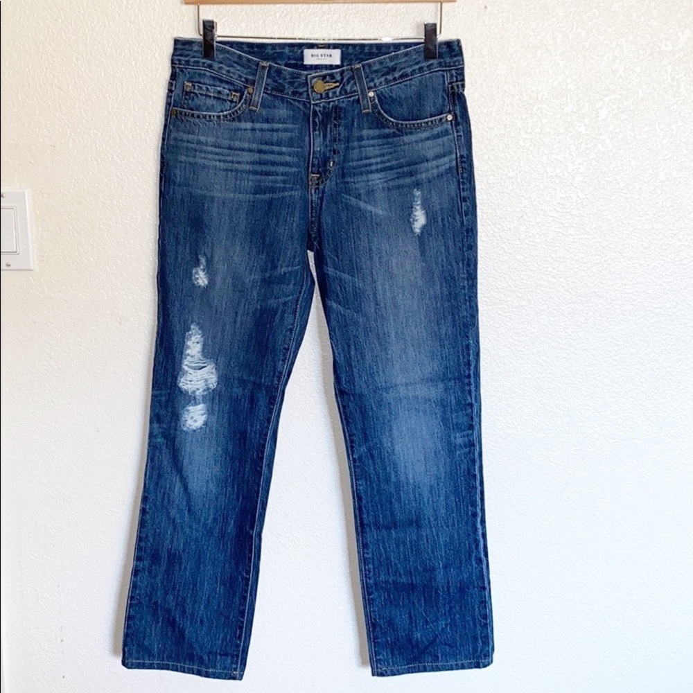 Big Star Nova XVI Kate Straight Distressed Jeans